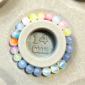 Girls pastel pretty summer bracelet